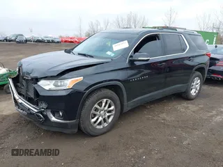 2018 Chevrolet Traverse LT Cloth with VIN 1GNEVGKW9JJ281915, listed as a IAAI auction lot 41943572 with 48,569 mi miles. Bid and sale history available at carsss.com. Image 18.