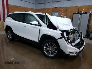 2022 GMC Terrain SLT with VIN 3GKALVEV0NL108954, listed as a Copart auction lot 85035874 with 42,407 mi miles and Salvage Title. Bid and sale history available at carsss.com. Image 4.