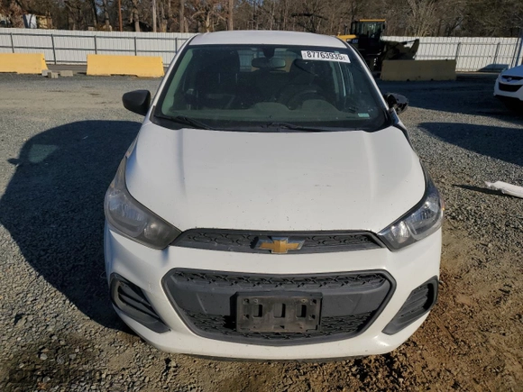 2016 Chevrolet Spark LS with VIN KL8CA6SA3GC627506, listed as a Copart auction lot 87763935 with 123,879 mi miles and Salvage Title. Bid and sale history available at carsss.com. Image 5.