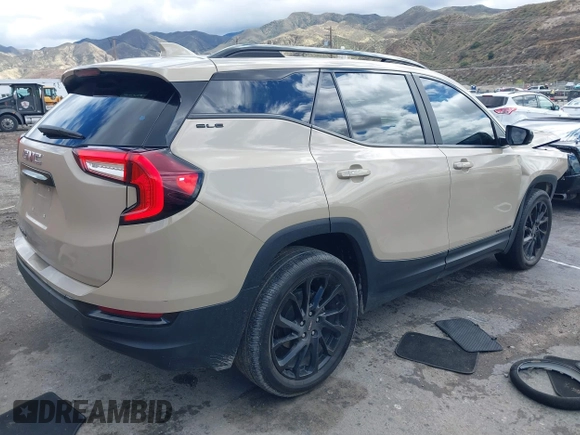2023 GMC Terrain SLE с VIN 3GKALMEG1PL144313, выставлен на аукционе IAAI как лот 41798585 с пробегом 34 585 миль миль и . История ставок и продаж доступна на DreamBid. Изображение 4.