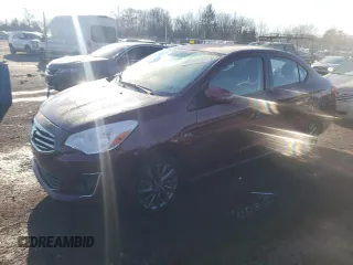 2019 Mitsubishi Mirage G4 SE with VIN ML32F4FJ9KHF03387, listed as a Copart auction lot 86245134 with 49,235 mi miles and Salvage Title. Bid and sale history available at carsss.com. Image 1.