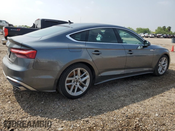 2023 Audi A5 Sportback S line Premium z VIN WAUDACF54PA015797, wystawiony jako Copart lot #51382275 z przebiegiem 31 836 mil mil oraz Szkoda całkowita • Salvage title. Historia ofert i sprzedaży dostępna na DreamBid. Obrazek 3.