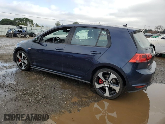 2016 Volkswagen Golf GTI SE w/Performance Pkg with VIN 3VW547AU7GM022943, listed as a Copart auction lot 84939804 with 49,578 mi miles and Salvage Title. Bid and sale history available at carsss.com. Image 2.