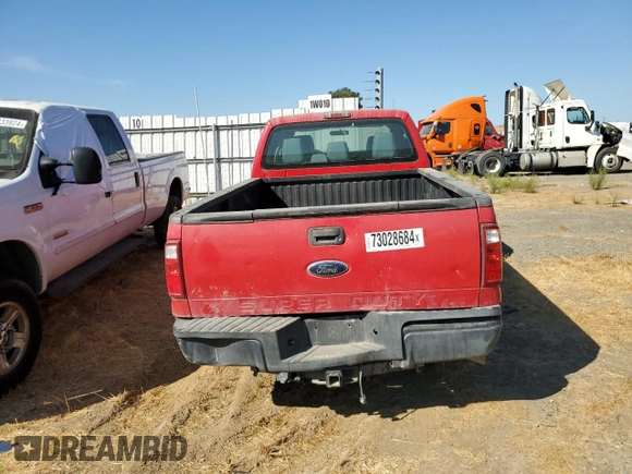2011 Ford Super Duty F-250 SRW XL with VIN 1FT7W2AT7BEB96977, listed as a Copart auction lot 73028684 with 0 mi miles and Clean Title. Bid and sale history available at carsss.com. Image 6.