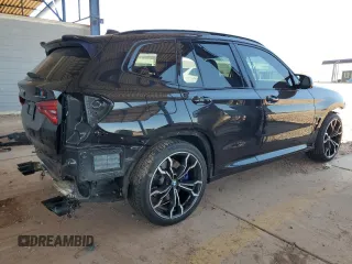 2020 BMW X3 M Competition with VIN 5YMTS0C0XL9B25357, listed as a Copart auction lot 62600425 with 48,810 mi miles and Salvage title. Bid and sale history available at DreamBid. Image 3.