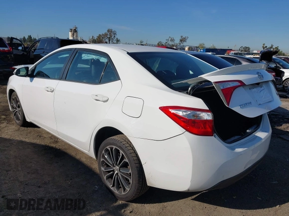 2016 Toyota Corolla L with VIN 2T1BURHE8GC664175, listed as a IAAI auction lot 41831552 with 192,680 mi miles and . Bid and sale history available at DreamBid. Image 3.