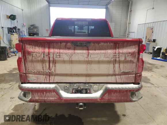 2024 Chevrolet Silverado 1500 RST with VIN 1GCUDEED5RZ230463, listed as a Copart auction lot 86950434 with 19,739 mi miles and Salvage Title. Bid and sale history available at carsss.com. Image 6.