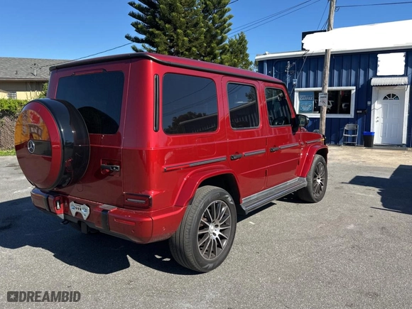2019 Mercedes-Benz G-Class G 550 with VIN WDCYC6BJ9KX330498, listed as a Copart auction lot 83710444 with 35,363 mi miles and Non Repairable. Bid and sale history available at carsss.com. Image 4.