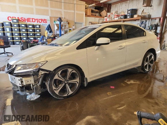 2014 Honda Civic Si with VIN 2HGFB6E59EH703287, listed as a Copart auction lot 57874665 with Not provided miles and Clean title. Bid and sale history available at DreamBid. Image 1.