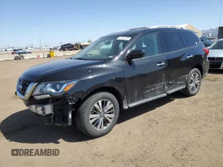 2019 Nissan Pathfinder Platinum with VIN 5N1DR2MM6KC623412, listed as a Copart auction lot 52782235 with 100,151 mi miles and Salvage title. Bid and sale history available at DreamBid. Image 1.