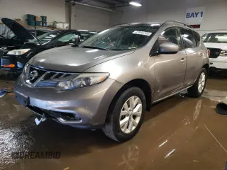 2012 Nissan Murano SL with VIN JN8AZ1MW7CW233572, listed as a Copart auction lot 47602705 with 149,808 mi miles and Salvage Title. Bid and sale history available at carsss.com. Image 1.