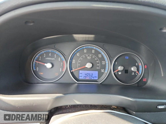 2009 Hyundai Santa Fe Limited with VIN 5NMSH13E89H237847, listed as a Copart auction lot 63209755 with 196,504 mi miles and Clean title. Bid and sale history available at DreamBid. Image 9.