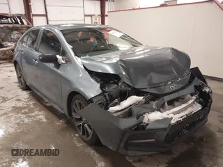 2020 Toyota Corolla SE with VIN 5YFS4RCE3LP031312, listed as a IAAI auction lot 41206674 with 117,567 mi miles. Bid and sale history available at carsss.com. Image 1.