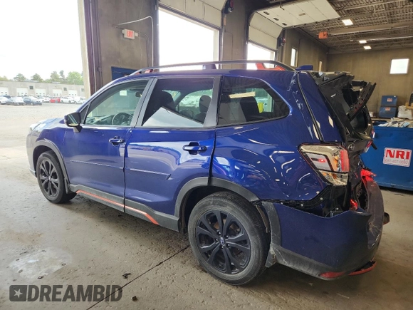 2023 Subaru Forester Special Sports with VIN JF2SKAJC4PH546380, listed as a Copart auction lot 63679195 with 40,517 mi miles and Salvage title. Bid and sale history available at DreamBid. Image 2.