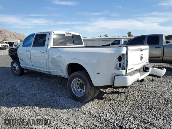 2021 Ram 3500 Laramie with VIN 3C63RRJL5MG689624, listed as a Copart auction lot 52739535 with 0 mi miles and Salvage Title. Bid and sale history available at carsss.com. Image 2.