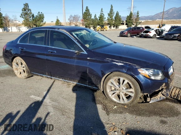 2018 Mercedes-Benz C 300 with VIN 55SWF4JB2JU279520, listed as a Copart auction lot 48434885 with 63,357 mi miles and Salvage title. Bid and sale history available at DreamBid. Image 4.