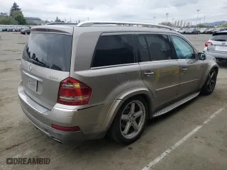 2008 Mercedes-Benz GL-Class 5.5L with VIN 4JGBF86E38A343301, listed as a Copart auction lot 47605005 with 147,223 mi miles and Salvage Title. Bid and sale history available at carsss.com. Image 3.