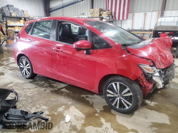 2018 Honda Fit EX-L with VIN 3HGGK5H9XJM700455, listed as a Copart auction lot 49507485 with 38,018 mi miles and Salvage Title. Bid and sale history available at carsss.com. Image 4.