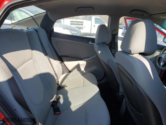 2013 Hyundai Accent GLS with VIN KMHCT4AE0DU329782, listed as a Copart auction lot 48568675 with 155,639 mi miles and Salvage Title. Bid and sale history available at carsss.com. Image 10.