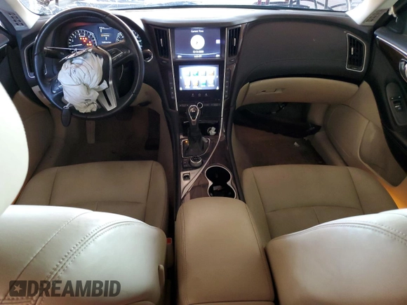 2019 Infiniti Q50 3.0t LUXE with VIN JN1EV7APXKM513587, listed as a Copart auction lot 77808874 with 71,729 mi miles and Clean Title. Bid and sale history available at carsss.com. Image 8.