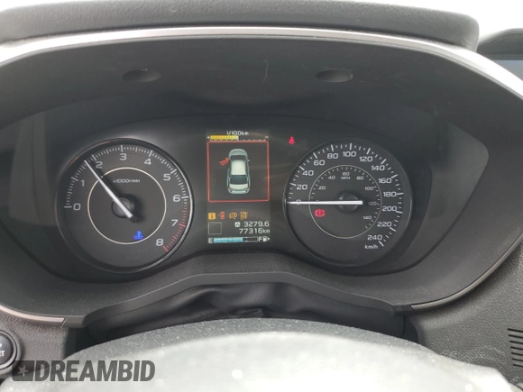 2018 Subaru Impreza with VIN 4S3GTAF65J1751579, listed as a Copart auction lot 61690535 with 77,316 mi miles and Salvage title. Bid and sale history available at DreamBid. Image 9.