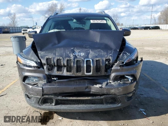 2014 Jeep Cherokee Latitude with VIN 1C4PJMCS6EW230436, listed as a Copart auction lot 50767545 with 44,238 mi miles and Salvage Title. Bid and sale history available at carsss.com. Image 5.