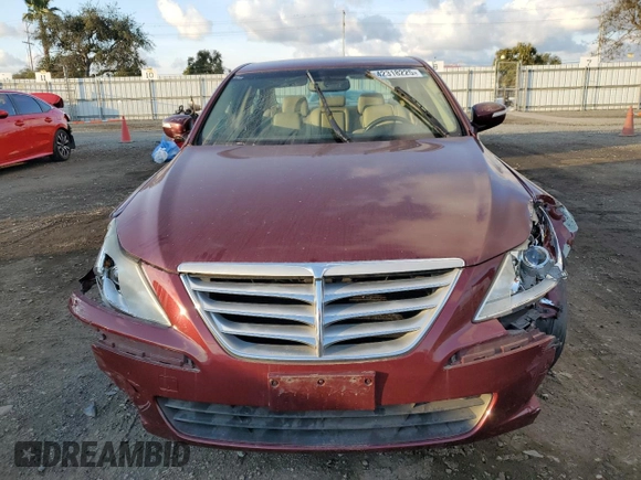 2011 Hyundai Genesis with VIN KMHGC4DE2BU118559, listed as a Copart auction lot 42318225 with 120,310 mi miles and Salvage Title. Bid and sale history available at carsss.com. Image 5.