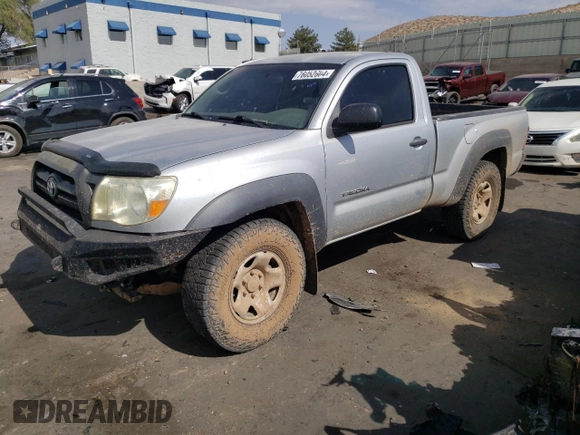 2005 Toyota Tacoma with VIN 5TEPX42N55Z044075, listed as a Copart auction lot 76052604 with 319,732 mi miles and Salvage Title. Bid and sale history available at carsss.com. Image 1.