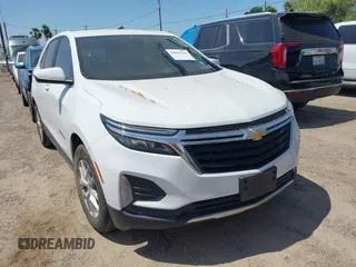 2023 Chevrolet Equinox LT z VIN 3GNAXKEG2PS134178, wystawiony jako IAAI lot #42066160 z przebiegiem 57 290 mil mil oraz . Historia ofert i sprzedaży dostępna na DreamBid. Obrazek 1.