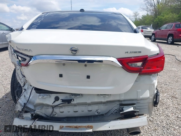 2016 Nissan Maxima 3.5 SV with VIN 1N4AA6APXGC414322, listed as a IAAI auction lot 42061835 with 129,356 mi miles. Bid and sale history available at carsss.com. Image 18.