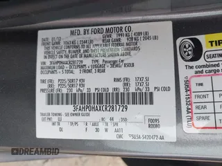 2012 Ford Fusion SE with VIN 3FAHP0HAXCR281729, listed as a IAAI auction lot 42147775 with 112,303 mi miles and . Bid and sale history available at carsss.com. Image 9.