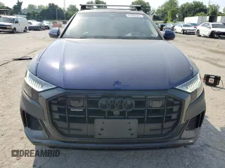 2021 Audi Q8 Prestige with VIN WA1FVAF13MD027865, listed as a Copart auction lot 61099344 with 41,905 mi miles and Salvage title. Bid and sale history available at DreamBid. Image 5.