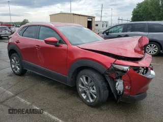 2023 Mazda CX-30 S Select with VIN 3MVDMBBMXPM537207, listed as a Copart auction lot 57724725 with 18,353 mi miles and Salvage title. Bid and sale history available at DreamBid. Image 4.