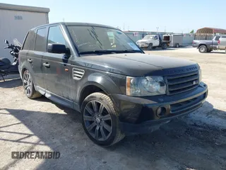 2008 Land Rover Range Rover Sport SC with VIN SALSH23458A139406, listed as a IAAI auction lot 42001525 with 120,392 mi miles and . Bid and sale history available at DreamBid. Image 1.