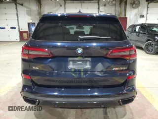 2022 BMW X5 M50i with VIN 5UXJU4C01N9L13393, listed as a Copart auction lot 86574334 with 36,618 mi miles and Salvage Title. Bid and sale history available at carsss.com. Image 6.