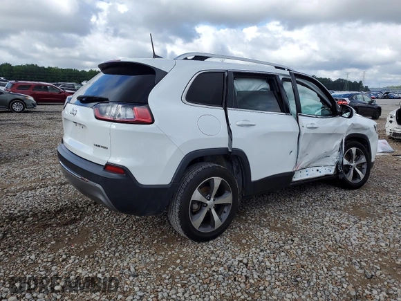 2020 Jeep Cherokee Limited with VIN 1C4PJLDB3LD631847, listed as a Copart auction lot 58778425 with 83,917 mi miles and Salvage title. Bid and sale history available at DreamBid. Image 3.