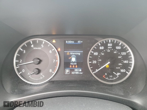 2024 Nissan Sentra S with VIN 3N1AB8BV6RY288487, listed as a Copart auction lot 51059505 with 33,195 mi miles and Salvage Title. Bid and sale history available at carsss.com. Image 9.