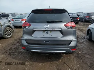 2020 Nissan Rogue S with VIN KNMAT2MV7LP505834, listed as a Copart auction lot 49318595 with 56,987 mi miles and Salvage Title. Bid and sale history available at carsss.com. Image 6.