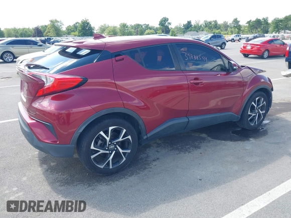 2018 Toyota C-HR XLE with VIN NMTKHMBX0JR030776, listed as a IAAI auction lot 39888594 with 73,011 mi miles and . Bid and sale history available at DreamBid. Image 4.