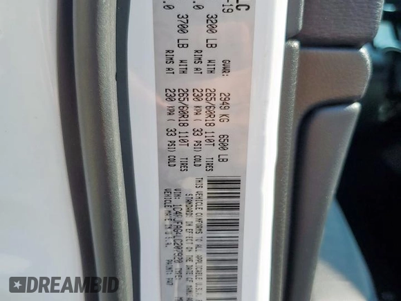 2020 Jeep Grand Cherokee Laredo E z VIN 1C4RJFAG4LC207920, wystawiony jako Copart lot #58726915 z przebiegiem 43 451 mil mil oraz Szkoda całkowita • Salvage title. Historia ofert i sprzedaży dostępna na DreamBid. Obrazek 14.