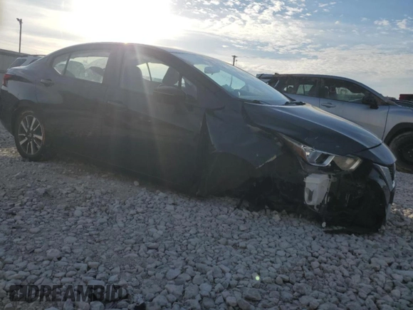 2021 Nissan Versa SV with VIN 3N1CN8EV8ML890616, listed as a Copart auction lot 47128505 with 73,006 mi miles and Salvage Title. Bid and sale history available at DreamBid. Image 4.
