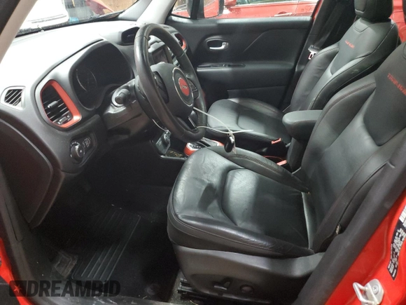 2022 Jeep Renegade Trailhawk with VIN ZACNJDC11NPN52815, listed as a Copart auction lot 86375264 with 35,796 mi miles and Clean Title. Bid and sale history available at DreamBid. Image 7.