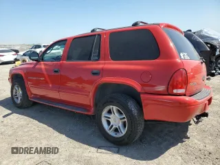 2001 Dodge Durango with VIN 1B4HS28Z91F612687, listed as a Copart auction lot 51518585 with 232,425 mi miles and Salvage Title. Bid and sale history available at carsss.com. Image 2.