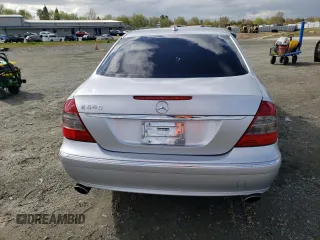 2007 Mercedes-Benz E 550 with VIN WDBUF72X67B017708, listed as a Copart auction lot 51287145 with 102,874 mi miles and Salvage Title. Bid and sale history available at DreamBid. Image 6.