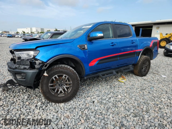 2021 Ford Ranger XL with VIN 1FTER4FH5MLD91666, listed as a Copart auction lot 60863295 with 38,999 mi miles and Non repairable. Bid and sale history available at DreamBid. Image 1.
