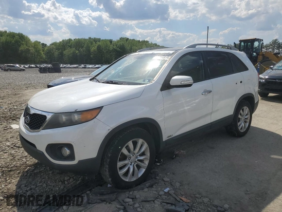2011 Kia Sorento EX z VIN 5XYKUDA22BG062985, wystawiony jako Copart lot #56215815 z przebiegiem 118 109 mil mil oraz Czysty tytuł • Clean title. Historia ofert i sprzedaży dostępna na DreamBid. Obrazek 1.