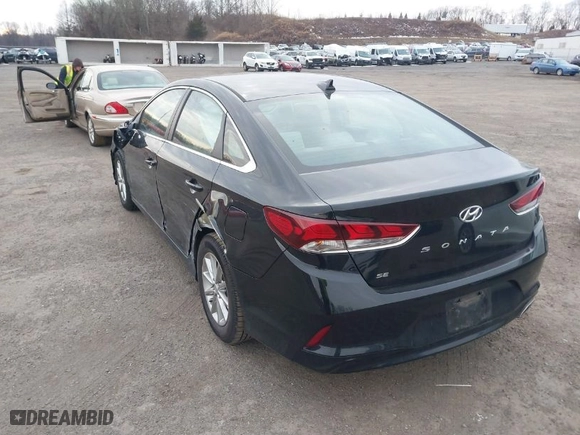 2019 Hyundai Sonata SE with VIN 5NPE24AF7KH734294, listed as a IAAI auction lot 41661304 with 50,355 mi miles. Bid and sale history available at carsss.com. Image 3.