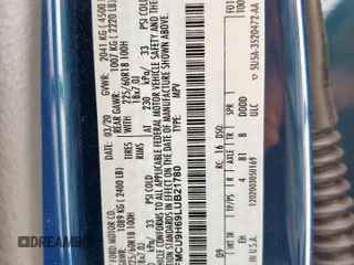 2020 Ford Escape SEL с VIN 1FMCU9H69LUB21780, выставлен на аукционе Copart как лот 58129025 с пробегом 69 511 миль миль и Списание • Salvage title. История ставок и продаж доступна на DreamBid. Изображение 13.
