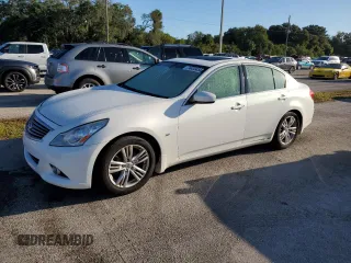 2015 Infiniti Q40 with VIN JN1CV6APXFM501821, listed as a Copart auction lot 74433454 with 0 mi miles and Non Repairable. Bid and sale history available at carsss.com. Image 1.