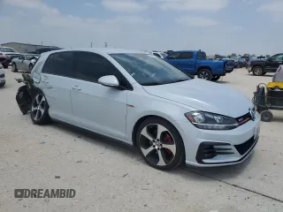 2018 Volkswagen Golf GTI S with VIN 3VW447AU4JM289010, listed as a Copart auction lot 55684894 with 79,182 mi miles and Salvage Title. Bid and sale history available at carsss.com. Image 4.